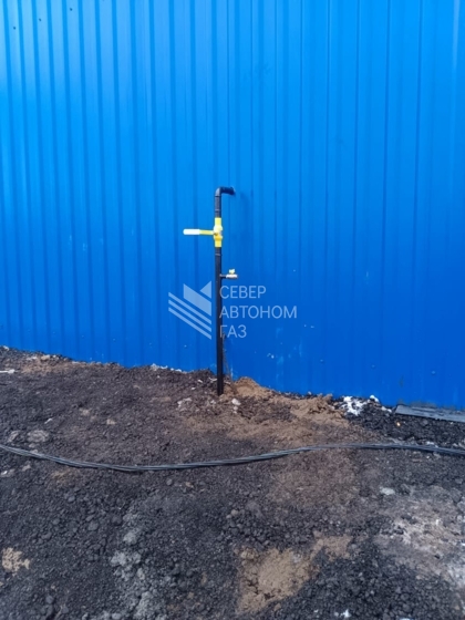 Установка газгольдера 5000 л в поселке Свердлова Всеволожского района на промышленном объекте 7